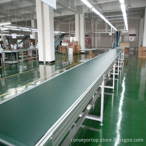 High Quality Aluminum Frame PVC Belt Conveyor